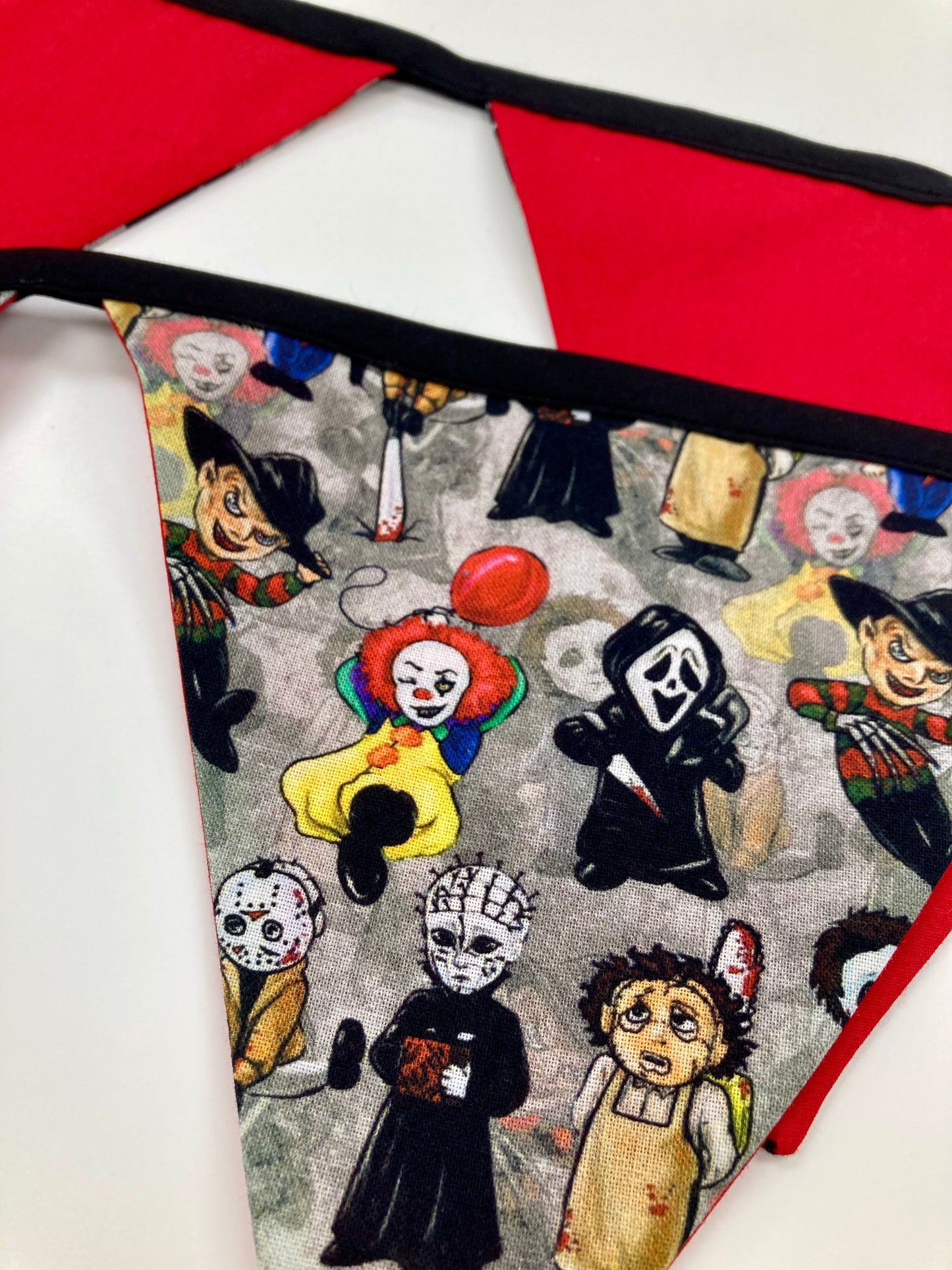RAGZ N Tatters - Halloween Bunting Red