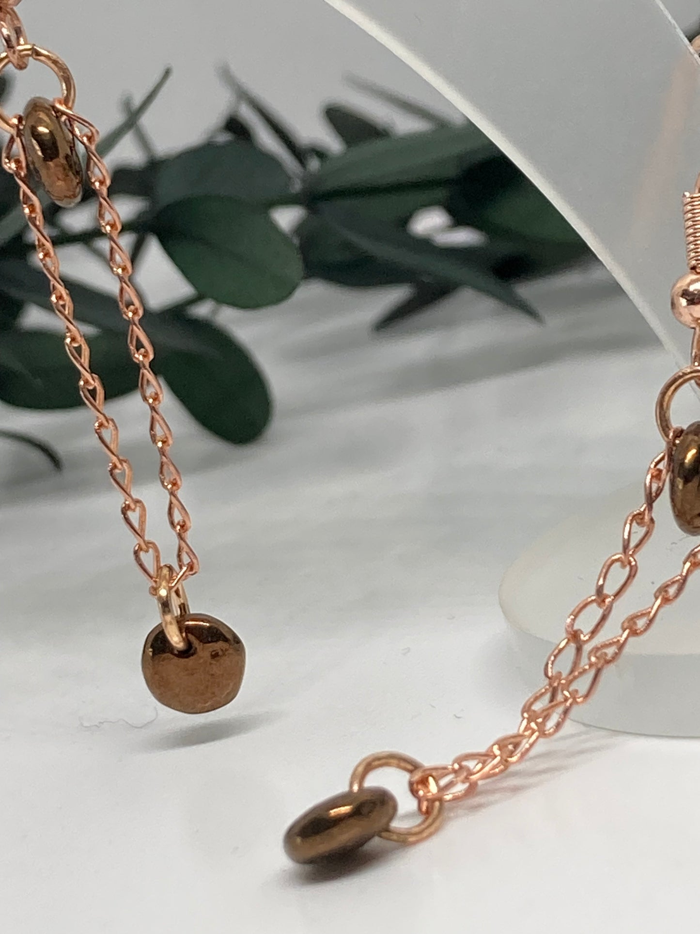 Chain & Bead Earrings