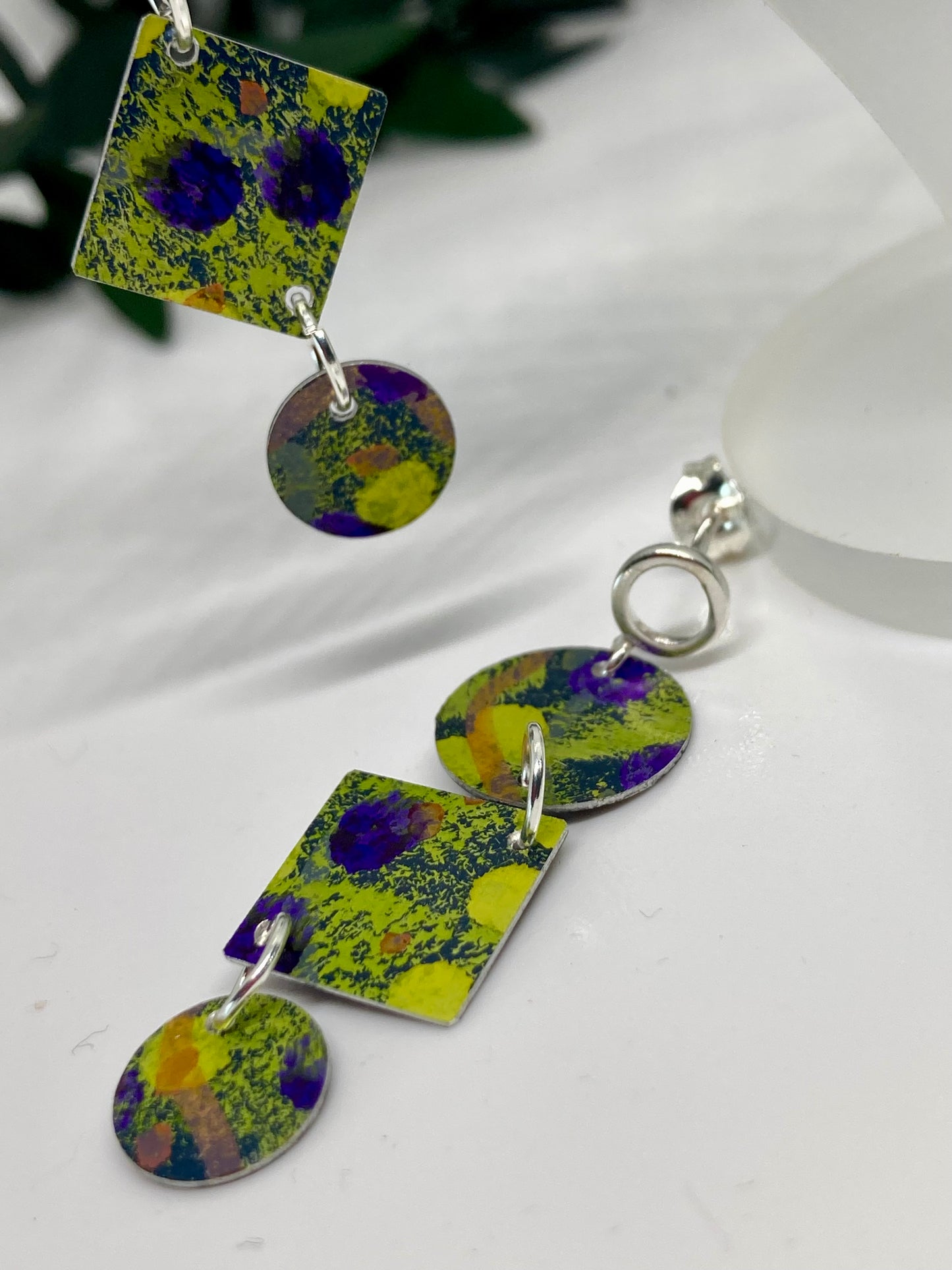 Aluminium 3 part Earrings