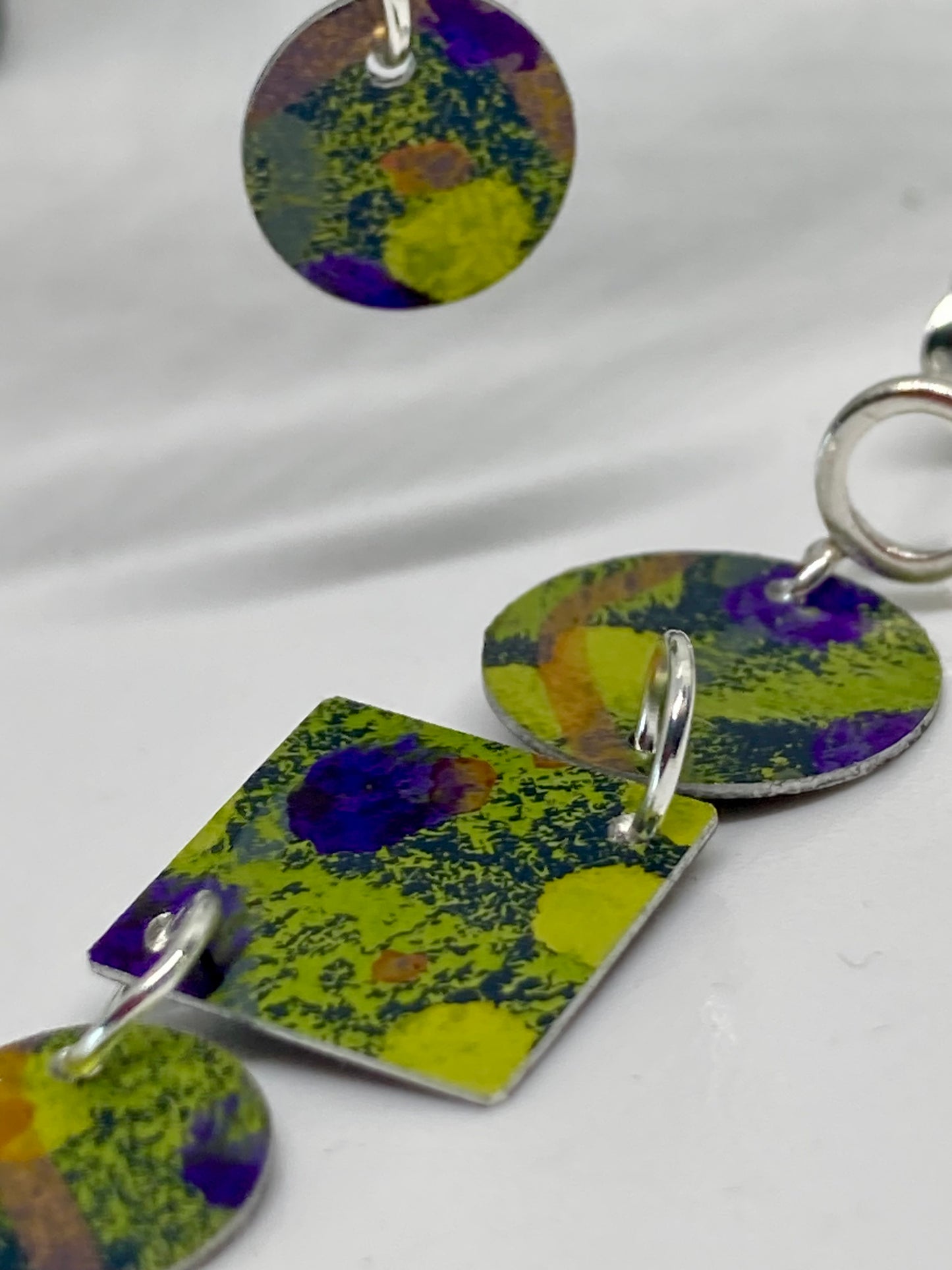 Aluminium 3 part Earrings