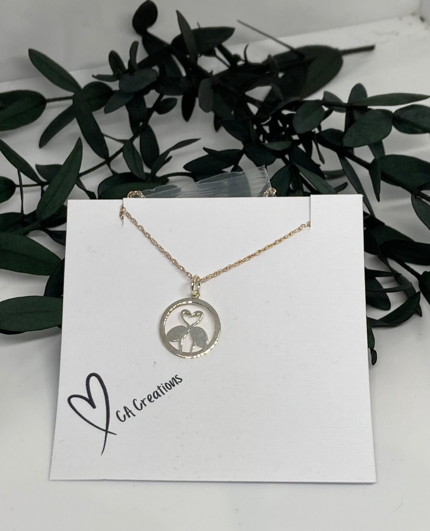 Flamingo Pendant Necklace