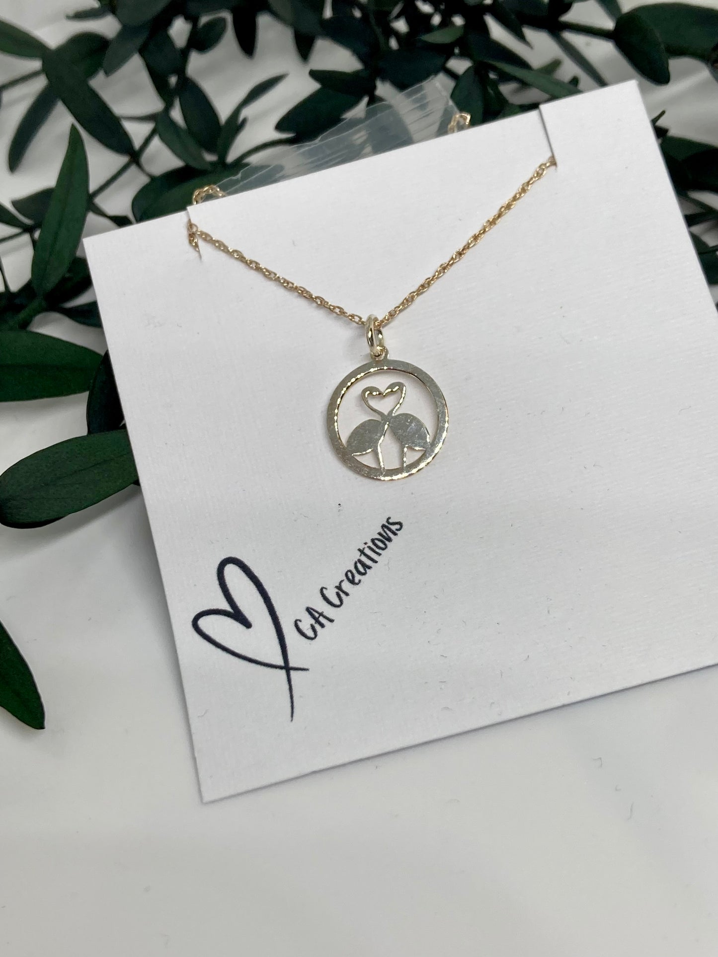 Flamingo Pendant Necklace