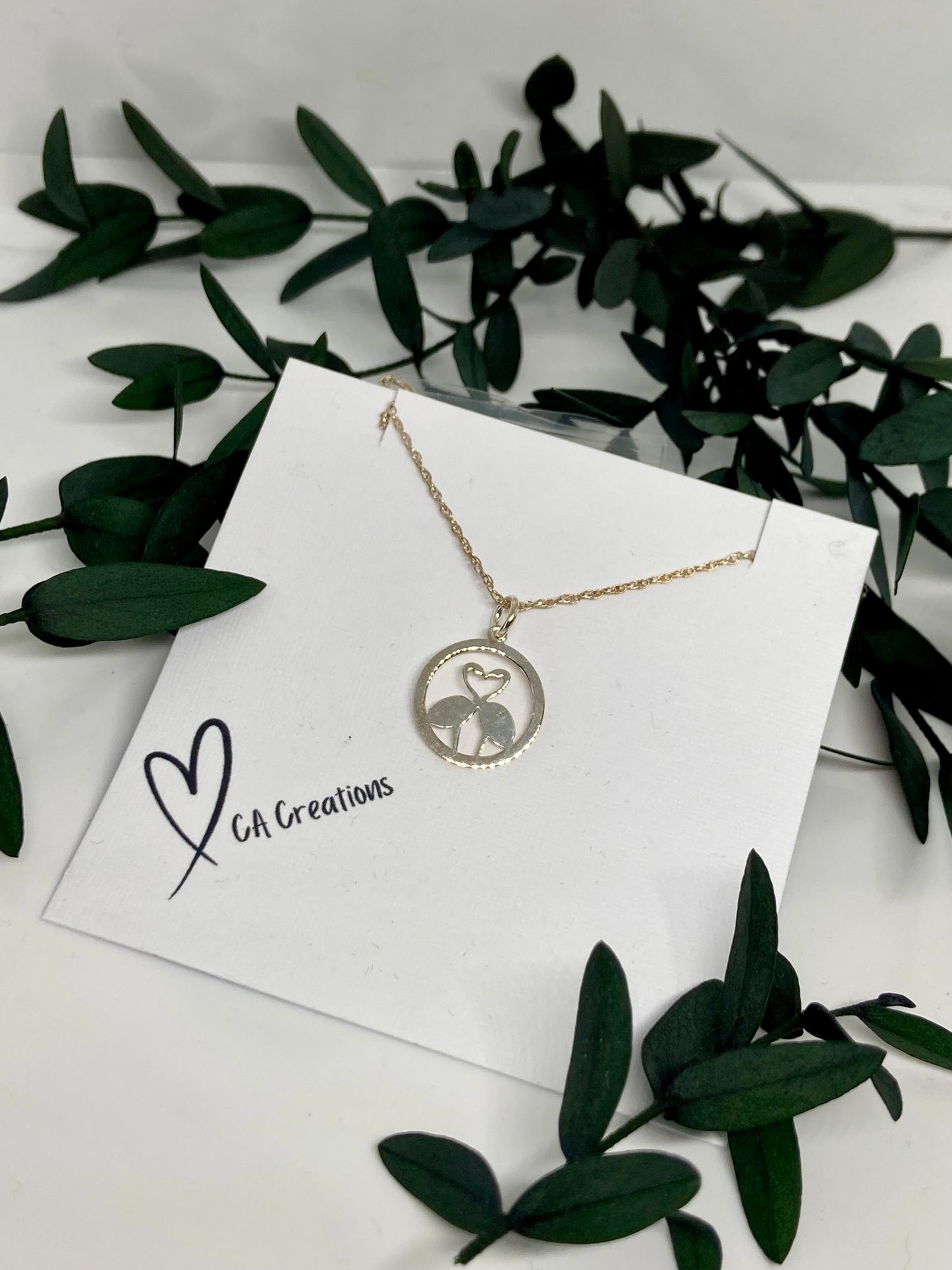 Flamingo Pendant Necklace