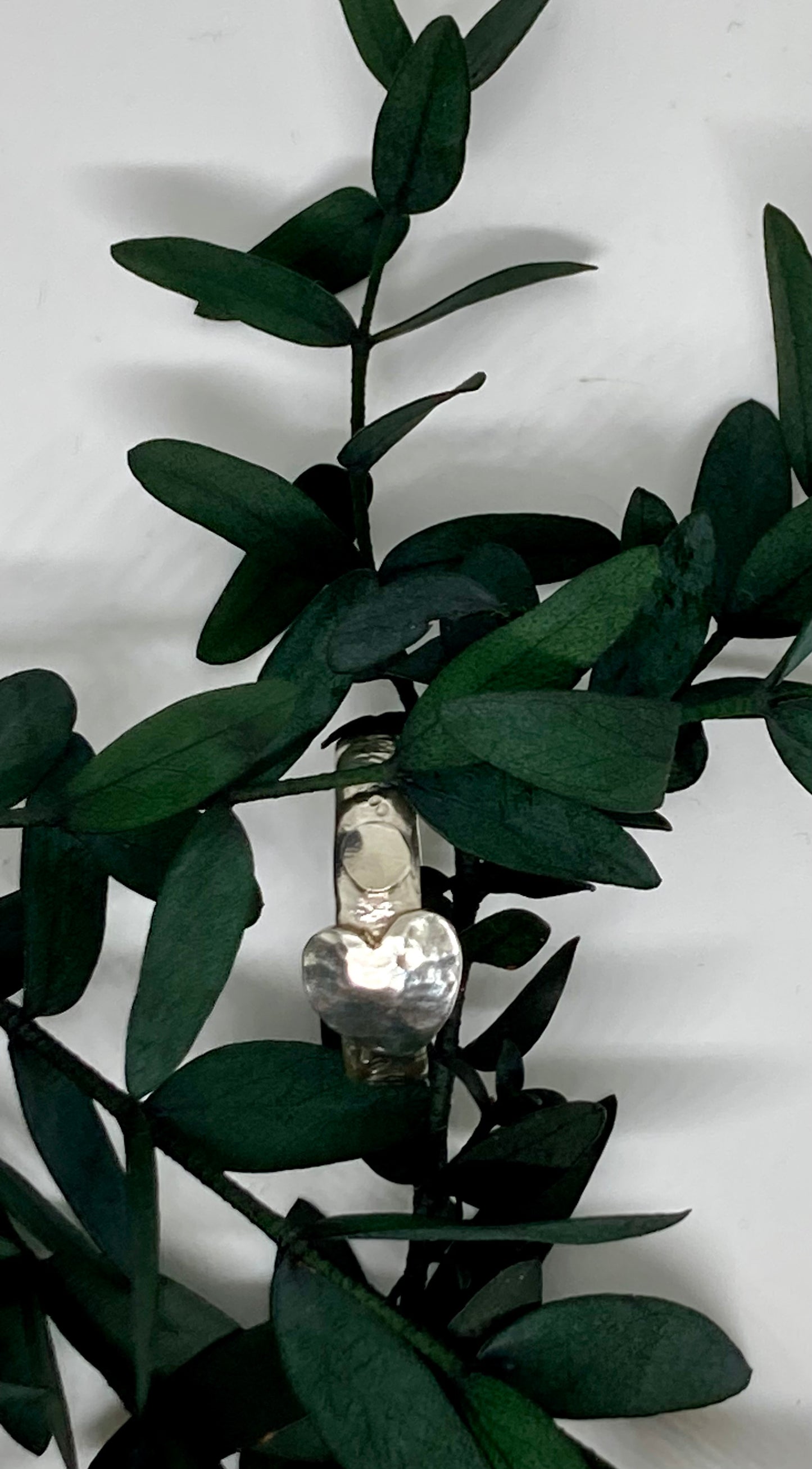 Silver Hammered Ring