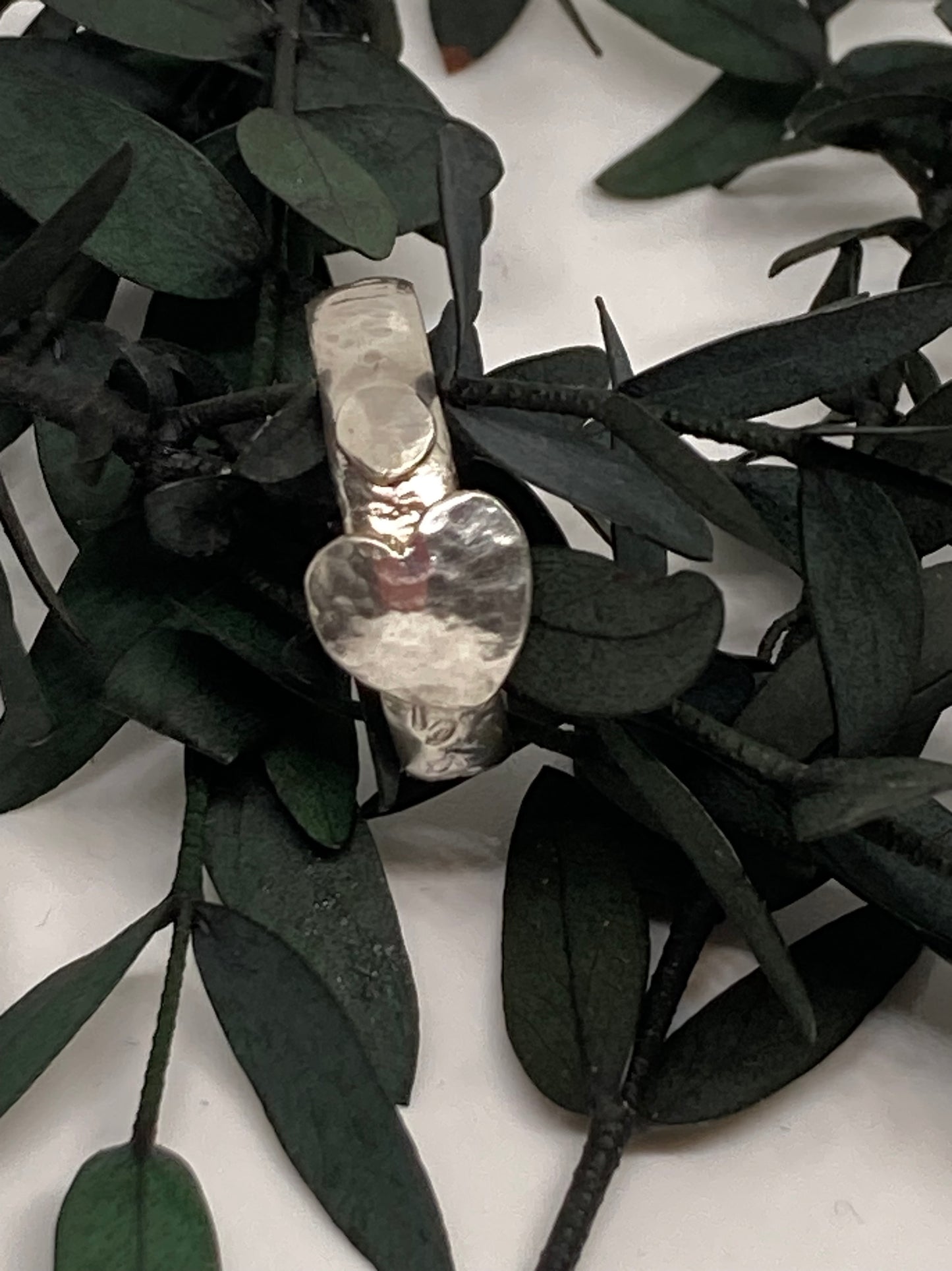 Silver Hammered Ring