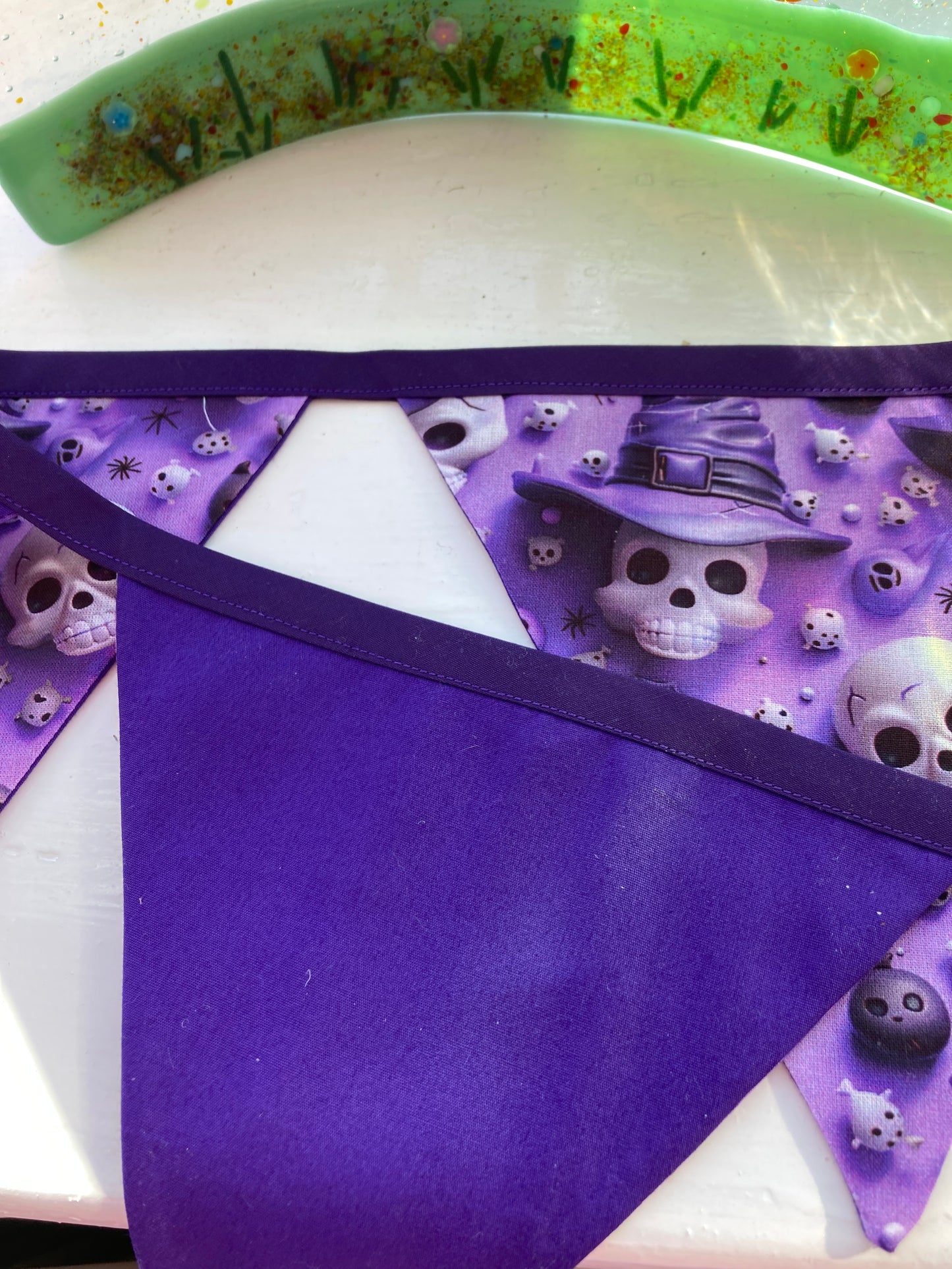 RAGZ N Tatters - Halloween Bunting Purple