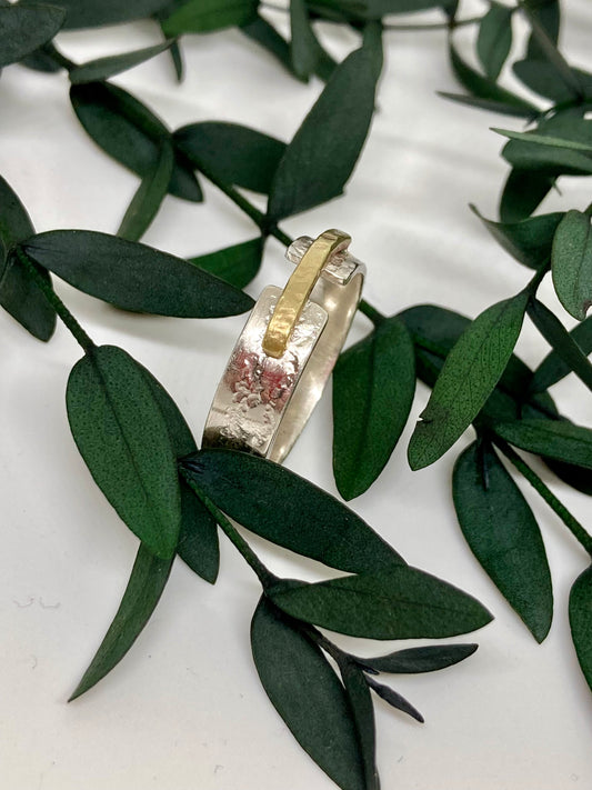 Silver & Brass Ring