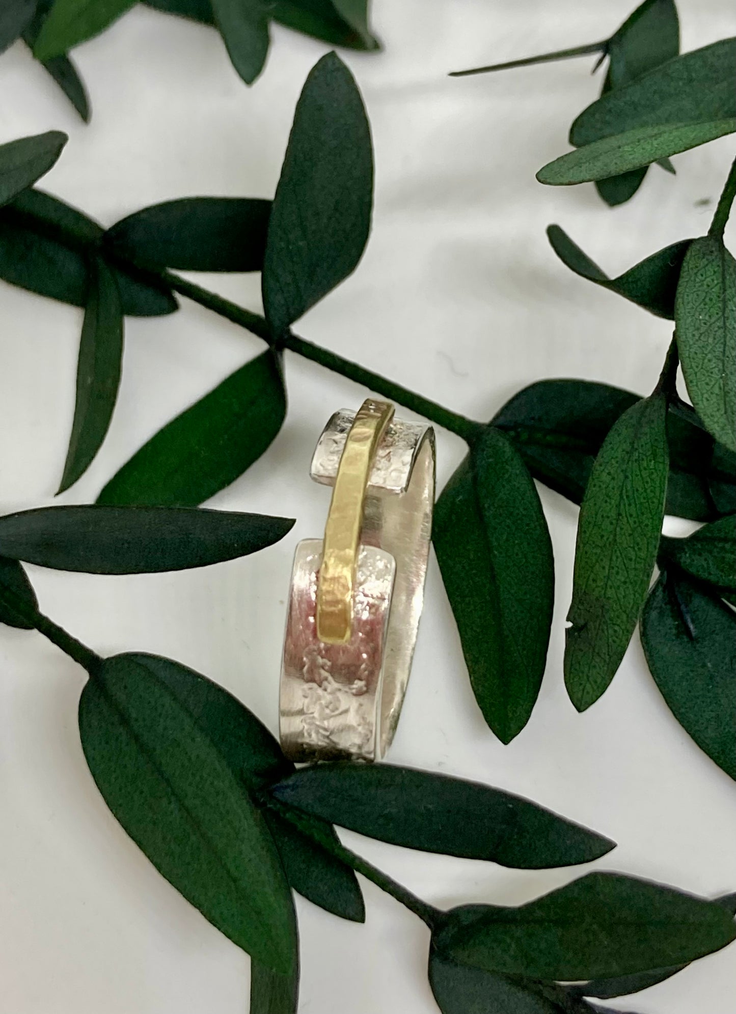 Silver & Brass Ring