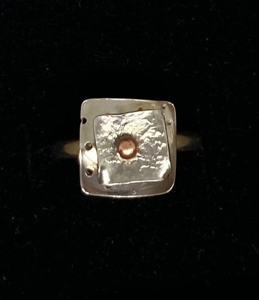 Silver Unique Ring