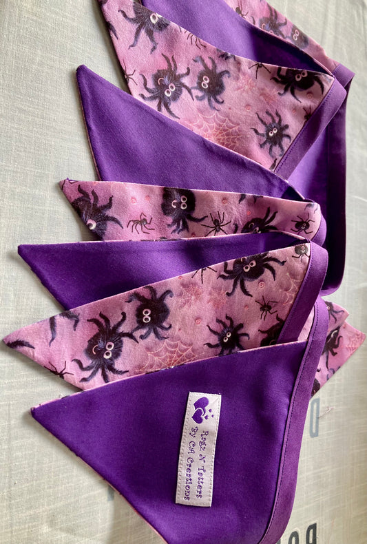 RAGZ N Tatters Halloween Bunting - Spiders