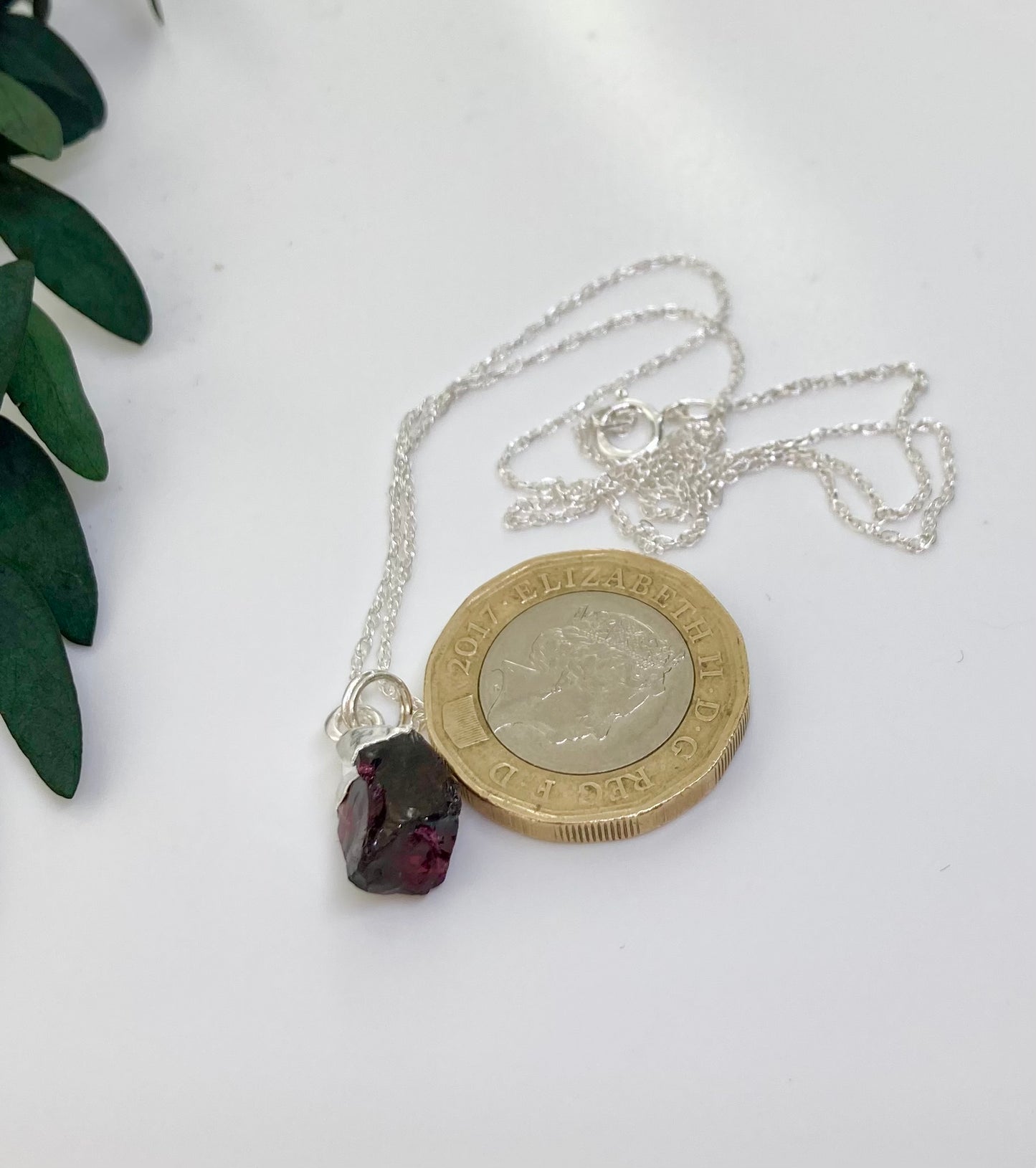 Garnet - Raw Crystal Necklace