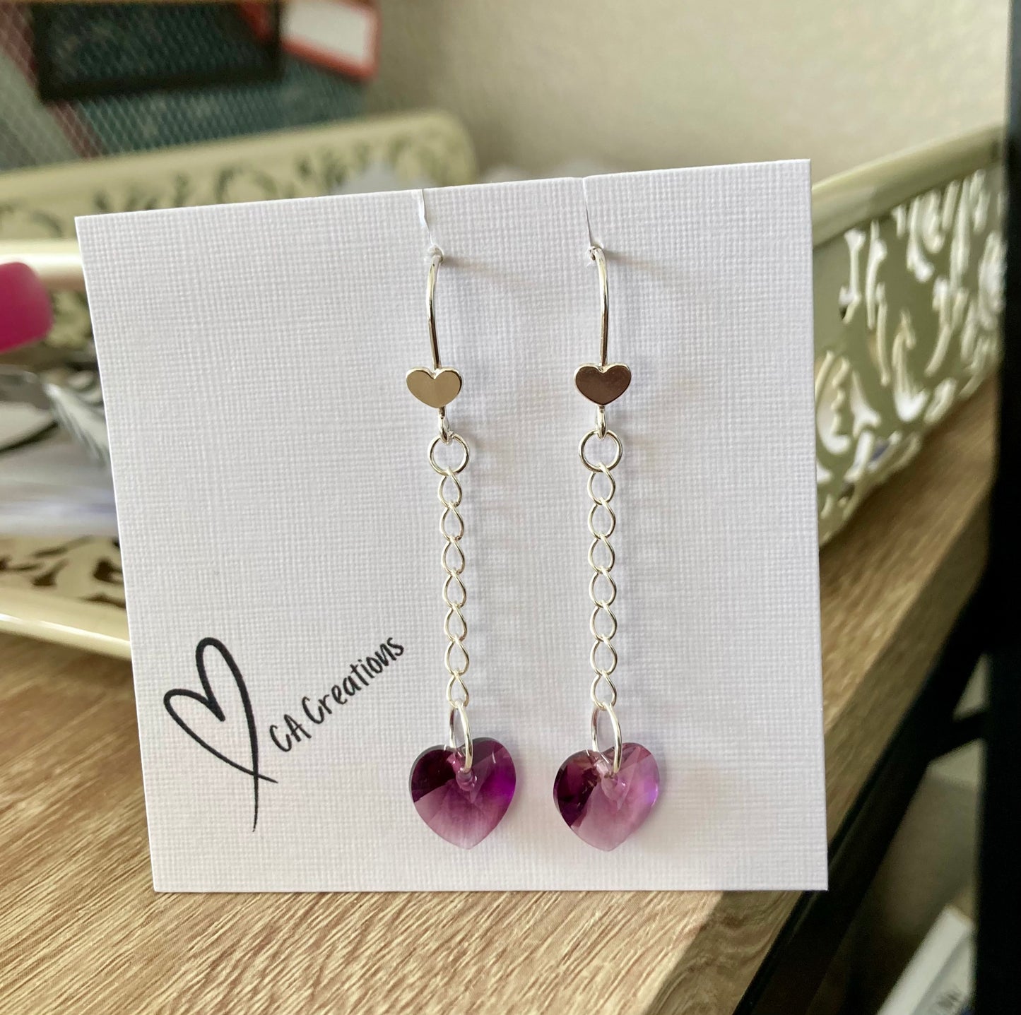 Classics - Swarovski Heart Earrings