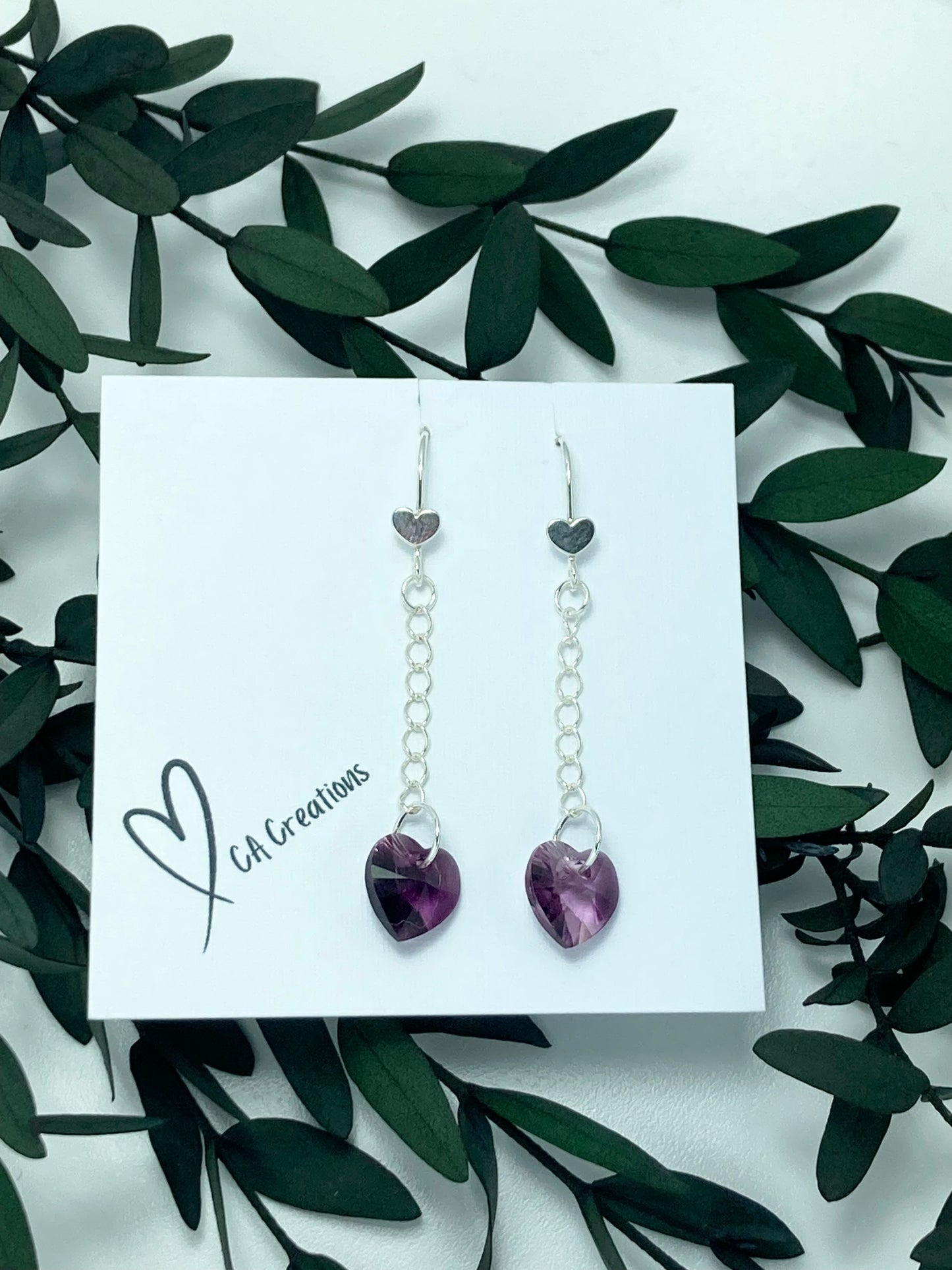 Classics - Swarovski Heart Earrings