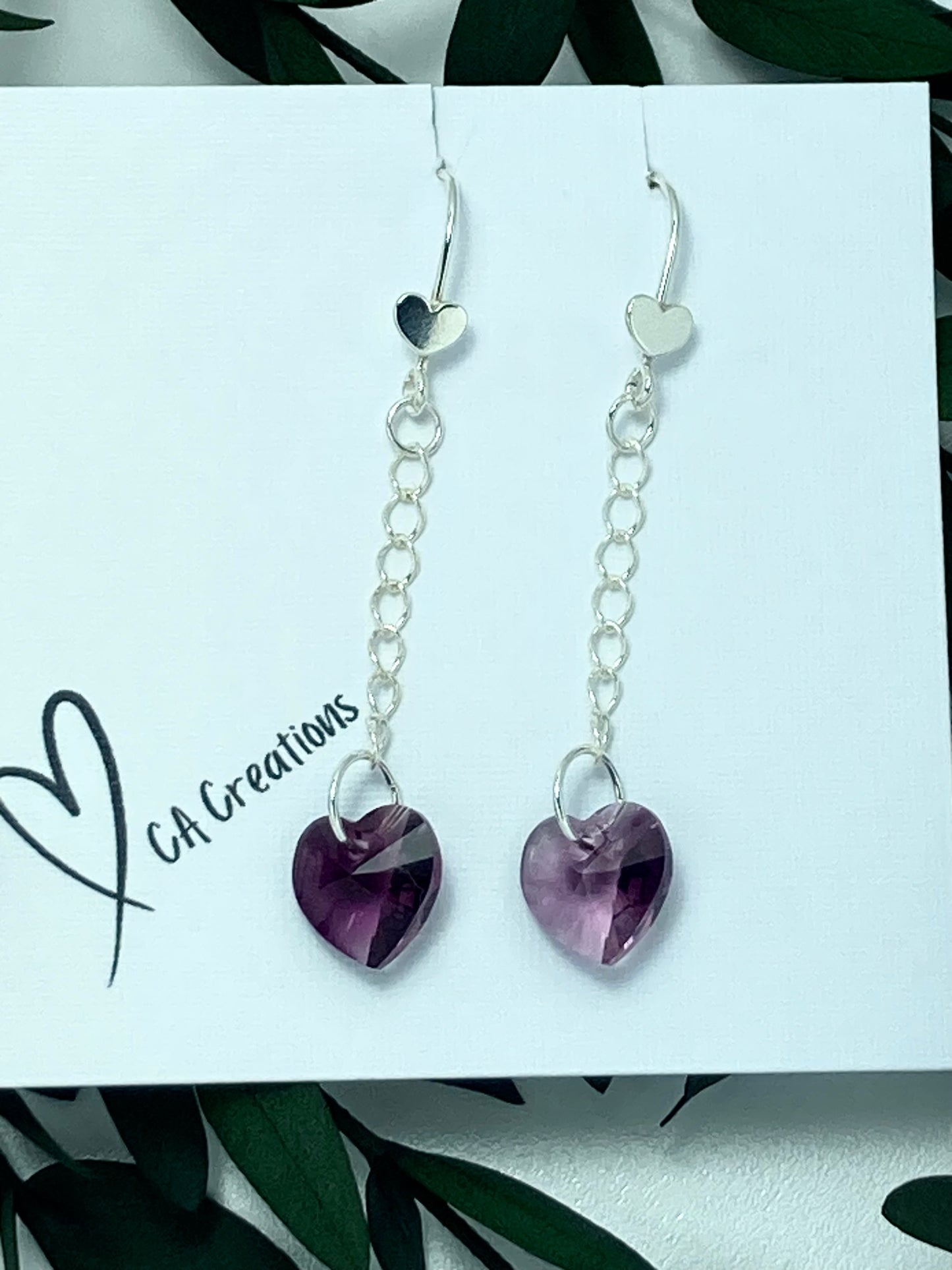 Classics - Swarovski Heart Earrings