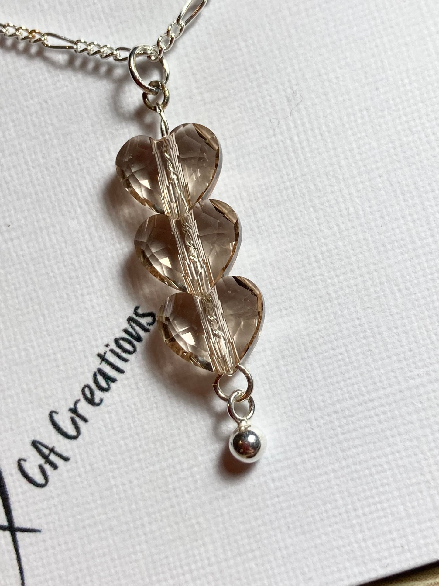 Classics - Swarovski Hearts Pendant