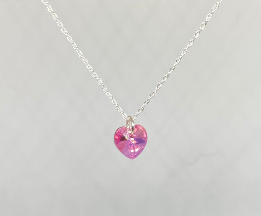 CA Classics - Swarovski Crystal Heart Necklace