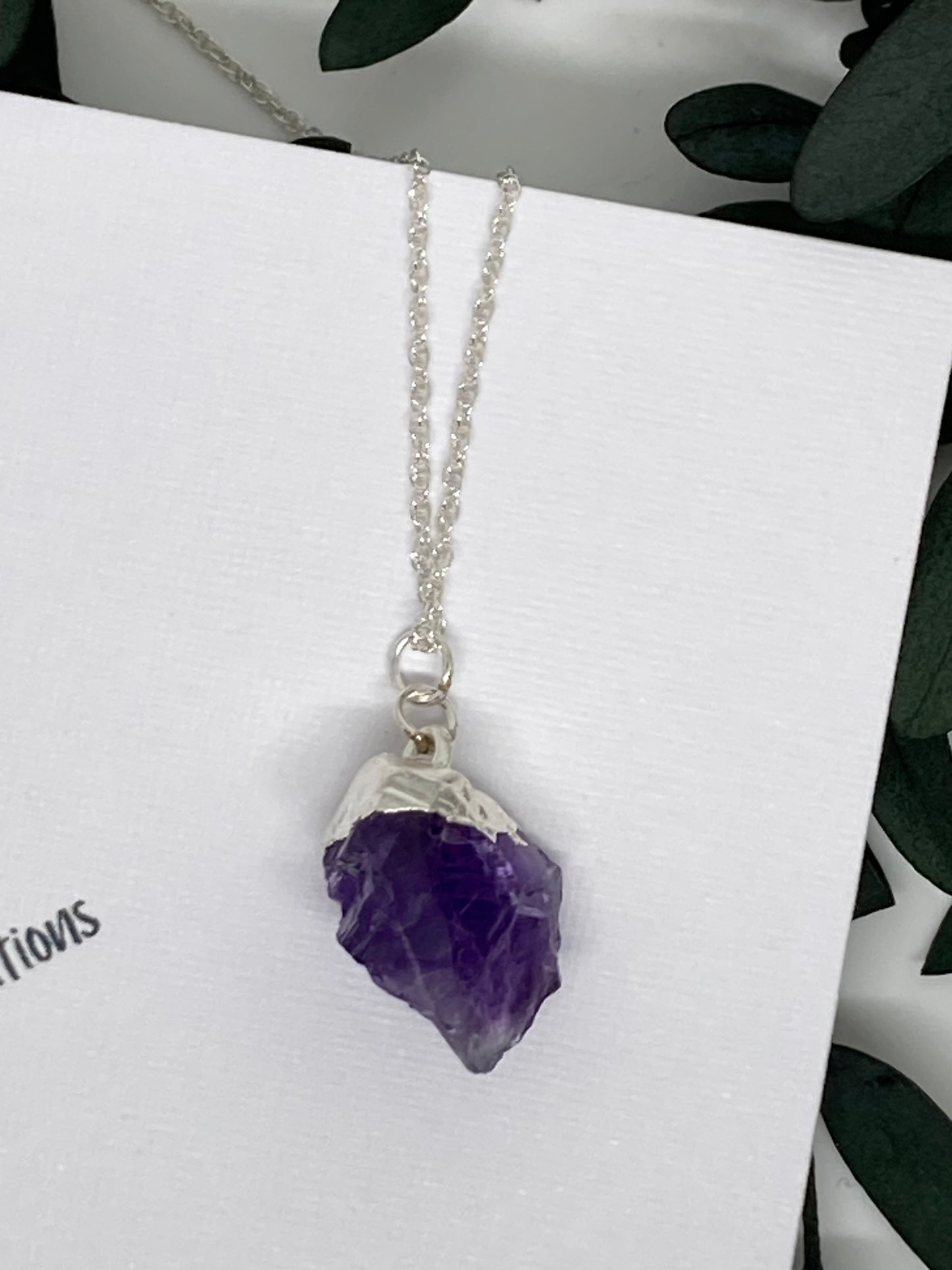 Classics - Amethyst Raw Crystal Necklace