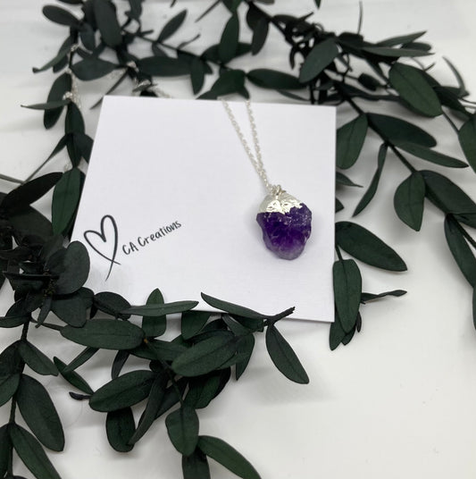Classics - Amethyst Raw Crystal Necklace