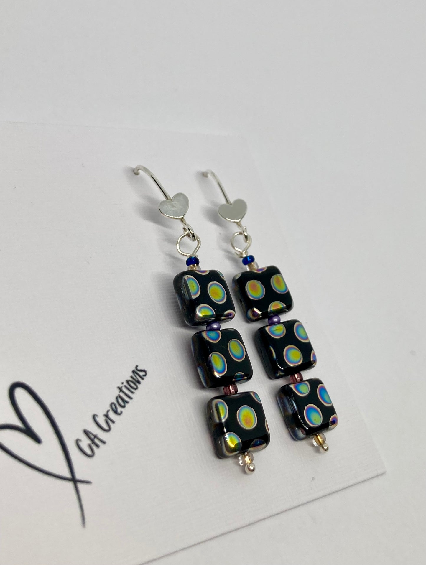 CA Creations - Czech Glass Bead Earrings