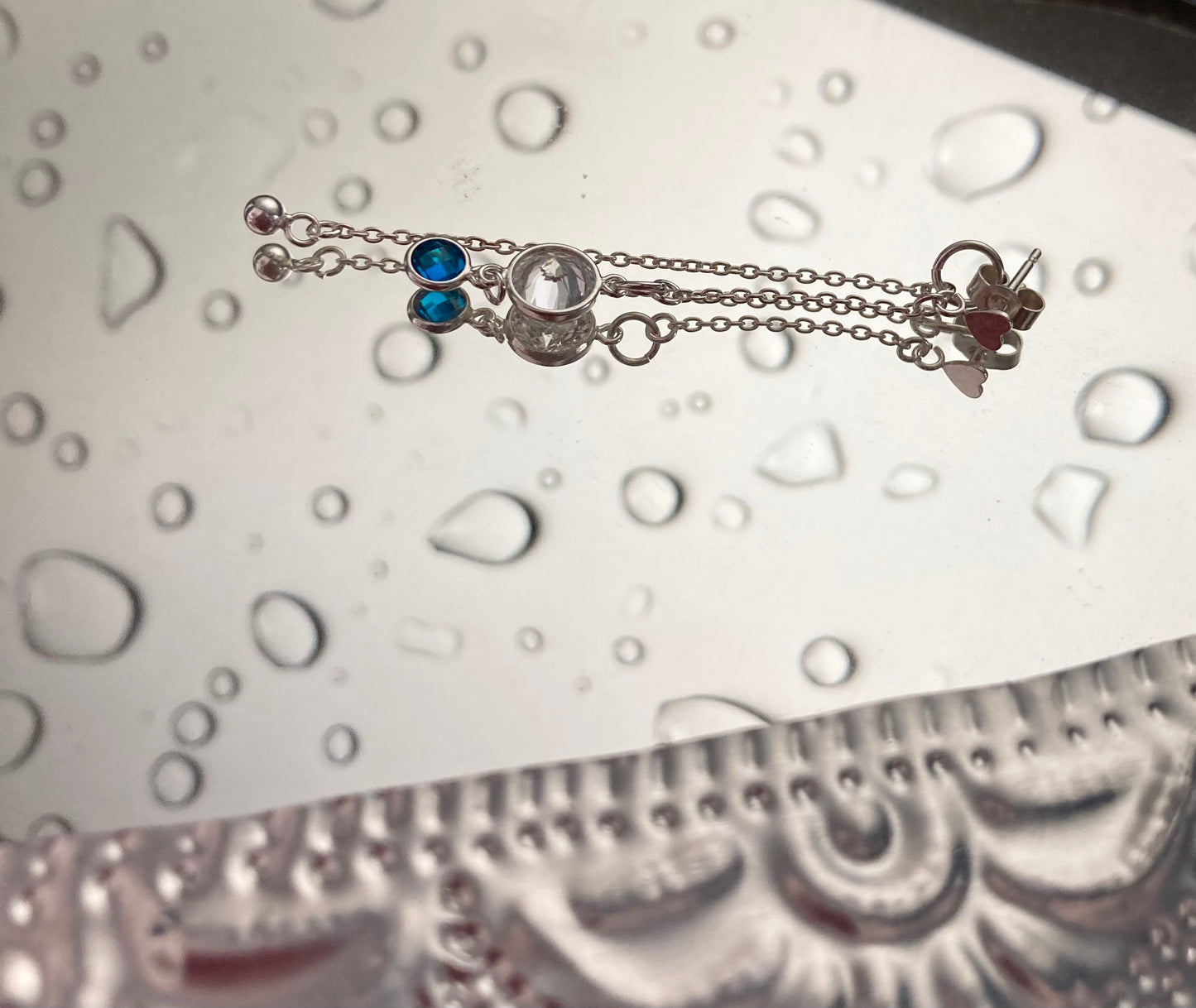 Special Occasions- Chain & Charm Long Studs