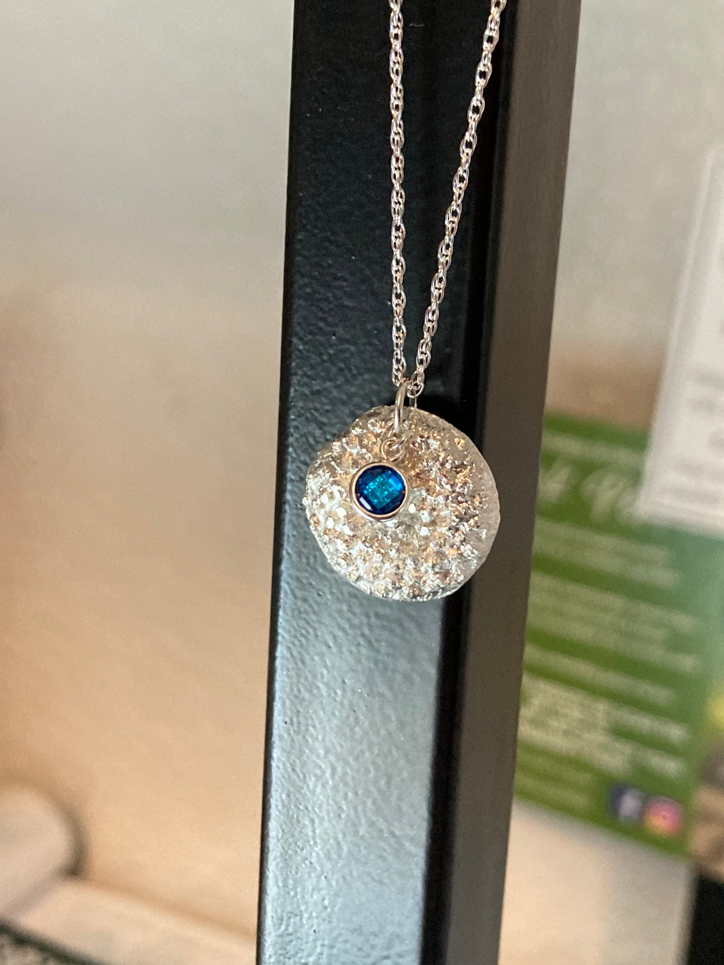 Special Occasions- Fine Silver Craspedia Pendant