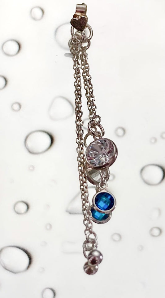 Special Occasions- Chain & Charm Long Studs